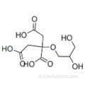 Acide 1,2,3-propanetricarboxylique, 2-hydroxy, monoester avec 1,2,3-propanetriol CAS 36291-32-4